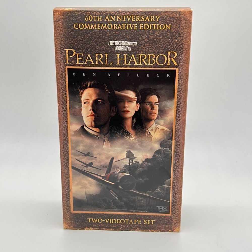 Pearl‎ Harbor Movie VHS 2001 2-Tape Set 60th Anniversary Commemorative